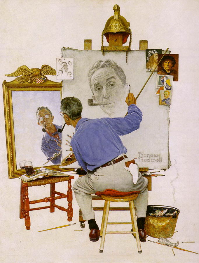 triple-self-portrait-19601